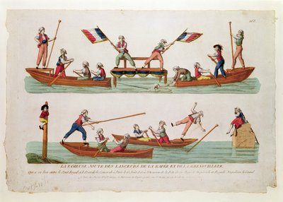 The Famous Joust between the Lancers from the Rapee and the Grenouillere, 15th August 1807 by French School